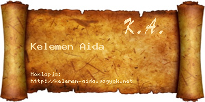 Kelemen Aida névjegykártya